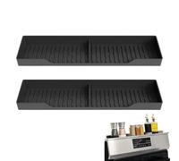 Magnetic Stove Spicers - Silicone Storage Racks, Compact Rack | 2 Magnetic Fixings Over the Stove, Effective Organization Solution for Small