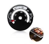 Magnetic Stove Thermometer, 1 PCS Log Burner Thermometer, Magnetic Surface Temperature Gauge for Single Wall Flues, Wood & Chimney Pipes, Home Accessory for Log Fires & Fireplace Heating Systems
