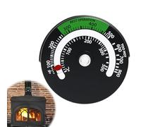 Magnetic Stove Thermometer for Wood Log Burner Pipe, Log Burner Accessories, Fire Stove Temperature Gauge with Bimetal Sensor, Oven Temperature Meter for Chimney Pipe Ovens, High-Temperature Resistant