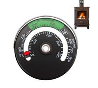 Magnetic Stove Thermometer, Stove Thermometer Gauge, High Accuracy Log Burner Temperature Gauge, Multipurpose Easy Reading Wood Burner Monitor for Chimney Oven Fireplace