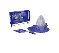 Magnetic Strategy Board Game Take the Plunge Minefield Induction Chess Set with 20 24 32 or 40 Magnets Drawstring Bag Penalty Disc for 14+ Party Logic(20p stone)