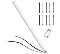 Magnetic Stylus Pen for reMarkable 2 with Precise Eraser, 4096 Pressure Sensitivity, Palm Rejection & Tilt Support - Pen Fit for Replacement reMarkable 1/ Kindle Scribe & EMR Devices + 10 Tips (White)