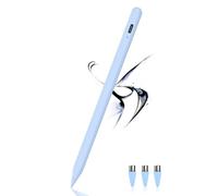 Magnetic Stylus Pen with POM Tip for Touch Screens - Type-C Compatible with iPad/iPad Pro/Samsung/Lenovo and Other iOS/Android Smartphone and Tablet Devices (Blue)