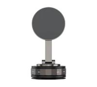 Magnetic Suction Cup Phone Holder - Compact Vacuum Holder for 6cm Glass Windshield, Mirror and Low Profile Screen Mount, 360D Rotating Travel Holder
