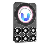 Magnetic Suction Cup Phone Mount | Double-Side Silicone Suction Cup Phone Case Grip | Shower Smartphone Holder, Portable Cellphone Stand for Wall, Car, Gym