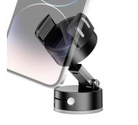 Magnetic Suction Phone Holder, Suction Phone Holder | 360° Adjustable Magnetic Phone Holder with Foldable Design | Automobile Bern, Internal Supplies