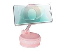 Magnetic Suction Phone Mount,360 Adjustable Vacuum Magnetic Phone Holder | Car Accessories Bracket 360 Degree Rotatable, Foldable Stand for Most Smartphones, Home Gym
