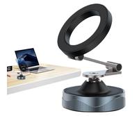 Magnetic Suction Phone Mount - Adjustable Foldable Vacuum Magnet Phone Holder - Automotive Accessories for Entertainment Viewing Calling Navigation Commuting