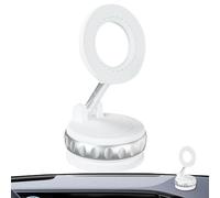 Magnetic Suction Phone Mount - Vacuum Smartphone Holder Stand, Adjustable Auto Dashboard Bracket,Three Sixty Degree Rotatable | Foldable Metal Base, Car Truck Home Gym Mirror Vehicle Grip Important