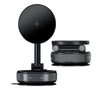 Magnetic Suction Phone Vacuum - Car to Solid Cup, 360 Degree Rotatable | Foldable Retractable Navigation Holder for Dashboard Windshield