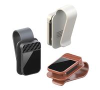 Magnetic Sunglasses Holders for Car Visor, 3PCS Universal Glasses Holder with Strong Magnets, Sunglasses Clip Without Adhesive, Visor Accessories for All Glasses and Car