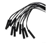 Magnetic Switch 10pcs Plastic Reed Sensor NO Type Fireproof ABS for Home Security Gate Garage Alarm for access Control 6x30mm
