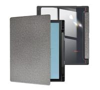 Magnetic Tablet Protective Case for Onyx Boox Note Air4 C/B/W (2024),Protective Leather Case,Hard Back Shell Dropproof Protective Cover Built-in Pencil Holder (gray)