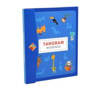 Magnetic Tangram Puzzle Book 3D Tangrams Blocks With Magnet,Travel Brain Puzzles 3-10,Educational T Ages For Kids