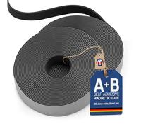 Magnetic tape for Fly screens extra strong, set A and B in 10m Rolls each - self-adhesive tape - 25,4mm wide - magnetic fastening for insect protection for windows without drilling