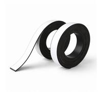 Magnetic Tape, Magnetic Strips with self Adhesive Backing 2PCS, Flexible Magnetic Strip Rolls 15mm Wide 1.5mm Thick 2m Each, Stick On Magnets for DIY, Crafts, Screens, Home and Office Fixing