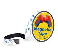 Magnetic Tape Roll,1/2×15ft Flexible Magnet Strip with Strong 3M Adhesive Backing -70mil Magnetic Strips for Refrigerator, DIY Crafts, Whiteboard, Home & Office Organization, Art Projects