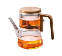 Magnetic Tea - Glass Teapot | Water Separation Tea Infuser | Removable Separation Theater | Heavy Duty Glass Teapots | High Temperature Resistant Press Control Tapts