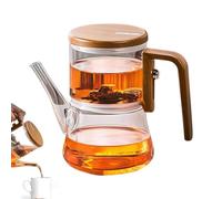 Magnetic Teapot in - Teapot in with Water Separation, Transparent Heat-resistant Kettle with Lid | Thick Borosilicate Teapot for Tea Infusions, Teapot and a