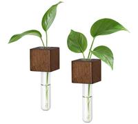 Magnetic Test Tube Flower Vases for Refrigerator, Set of 2