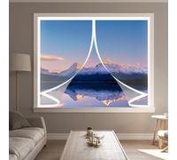 Magnetic Thermal Curtain 61 x 78 cm Cold and Noise Proof, Self-Sealing PVC Weatherproof Winter Warm Insulated Doorway Curtain for Kitchen Bedroom, A