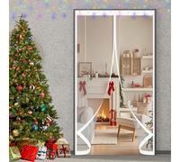 Magnetic Thermal Door Curtain 76 x 95 cm Warm Winter, Windproof Soundproofing, Windproof Waterproof, Thermal Clear Magnetic Door Curtain for Balcony Patio, A