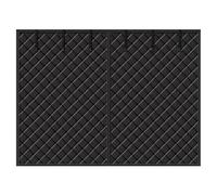 Magnetic Thermal Garage Door Insulation Kit Weatherproof & Soundproof Blanket Black 9x7FT (274x218cm) for Energy Efficiency & Noise Reduction