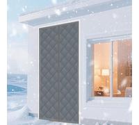 Magnetic Thermal Insulated Cotton Door Curtain for Winter Cold and Noise Proof Snowproof, Energy Saving, All-Weather Protectio for Home,air-Conditioned Rooms