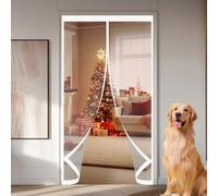 Magnetic Thermal Insulated Door 120 x 185 cm Weatherproof Winter Warm Screen, Warm Winter, Windproof Waterproof Magnetic Thermal Door Cover Screen for Bedroom Kitchen, A