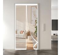 Magnetic Thermal Insulated Door 146 x 240 cm Transparent, Windproof Waterproof Auto Closing, Cold and Noise Proof Magnet Opening Doorway Magnetic for Kitchen Bedroom, A