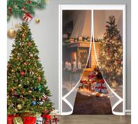 Magnetic Thermal Insulated Door 90 x 245 cm Weatherproof Winter Warm Screen, Warm Winter, Windproof Waterproof Windproof Door Screen Cover for Balcony Patio, A