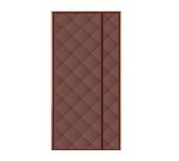 Magnetic Thermal Insulated Door ain 80x200cm Reversible Windproof Cover for Bedroom & Kitchen Side Opening Winter Draft Stopper (Gray 85x195cm)