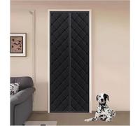 Magnetic Thermal Insulated Door Cover Soundproof Windproof Ox Cloth for Home & Kitchen Winter Protection(Black,80*190cm)