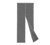 Magnetic Thermal Insulated Door Curtain,81x203cm Thickened Windproof Door Curtain for Thermal Door Cover to Keep Warm, Soundproofing (Grey)