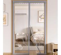 Magnetic Thermal Insulated Door Curtain Clear,Windproof Waterproof EVA Door | Cover Protection Insulated Doorway Curtains Self-Closing Door Screen for Living Room