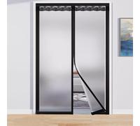 Magnetic Thermal Insulated Door Curtain EVA Folding Cover for Living Room Prevent Heat Loss & Cold Wind Customizable Size for Optimal Home Comfort