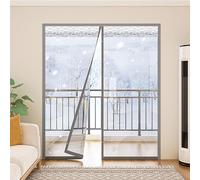 Magnetic Thermal Insulated Door Curtain,Magnetic Insulated Door Cover to Keep Warm Temperature Protection Insulated Doorway Curtains for Heater Room, Living Room