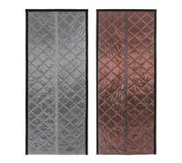 Magnetic Thermal Insulated Door Curtain, Magnetic Thermal Insulated Door Curtain, Cold and Noise Proof, Suitable for Keeping Warm or Cool in Room of The Winter and Summer, 85 * 205cm (Gray)