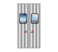 Magnetic Thermal Insulated Door Curtain - Soundproof Privacy Blanket for Winter Door Protection - Temporary Door Cover - 130x230cm