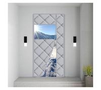 Magnetic Thermal Insulated Door Curtain Upgrade Side Opening Magnetic Screen Door Heat Loss & Noise Proof Wind & Cold Resistant (Y 70x200cm 28x79in)