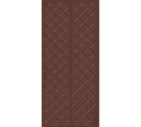 Magnetic Thermal Insulated Door Curtain Windproof Waterproof Cotton Soundproof Design No Drilling Needed 160x220cm Brown Ideal for Winter Patio Use