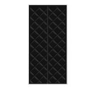 Magnetic Thermal Insulated Door Curtain, Winter Cotton Door Curtain, Punch-free Thermal Door Curtain, Warm Windproof and Dirt-resistant Insulated Door Curtain(Black,100x240cm/39x94in)