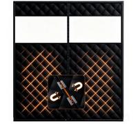 Magnetic Thermal Insulated Door Curtain with Transparent Sliding Doors Blackout Bedroom Cover Windproof & Cold Proof 78x200CM Ideal for Energy Saving & Privacy (Black)