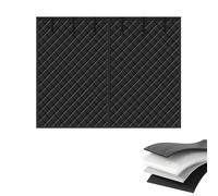 Magnetic Thermal Insulated Door CurtainWaterproof Windproof ColdResistant Screen for Winter (Black 275x280cm) Perfect for Home & Office Use