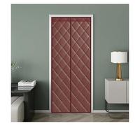 Magnetic Thermal Insulation Door Curtain - Thickened Windproof Waterproof Door Cover with Quick Closing Magnets Ideal for Bedrooms (1.3x2.2m)