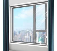 Magnetic Thermal Insulation Window Film Waterproof Curtain Transparent Overglazing Thermal Cover Block Cold Window Reusable (50x100cm)
