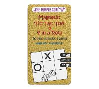 Magnetic Tic Tac Toe & 4 In A Row (Tin)