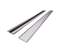 Magnetic Ticket Holder, Metal Label Holder, Magnetic Labels, Large Labels for Storage Boxes - H.38x W.1000mm - Pack of 10 - Including Card