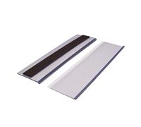 Beaverswood Magnetic Ticket Holder (Clear) With Card Insert (White) For Shelving and Racking H54mmxW200mm (Pack 50) - TS520M