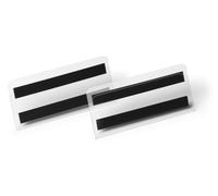 Magnetic Ticket Label Holder Document Pocket - 10 Pack - A5 Durable Clear 16 Pack